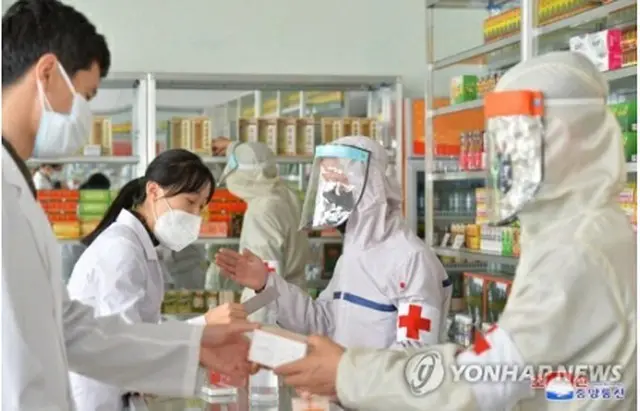 朝鮮中央通信は25日、朝鮮人民軍の軍医部門（医療部門）が党中央の特別命令に従って医薬品の供給にあたっていると伝えた＝（朝鮮中央通信＝聯合ニュース）≪転載・転用禁止≫