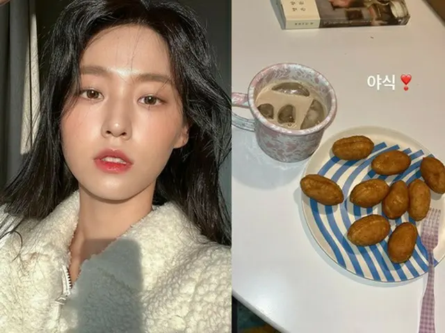 「AOA」ソリョン、結局これだけ？…47kgアイドルの夜食公開（画像提供:wowkorea）