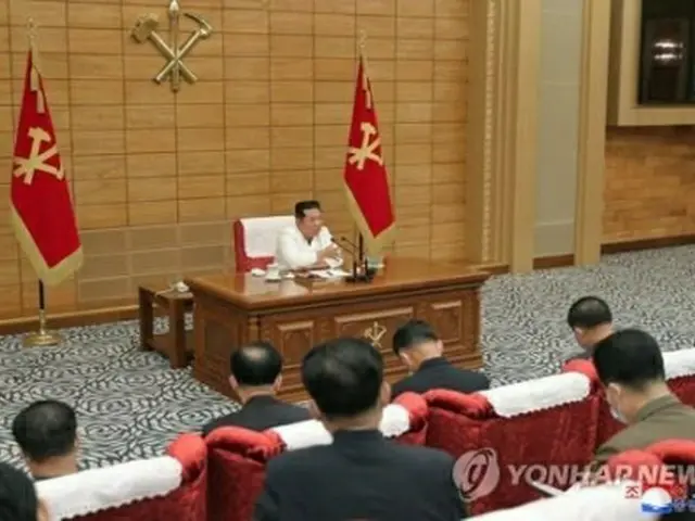 政治局協議会の模様＝（朝鮮中央通信＝聯合ニュース）