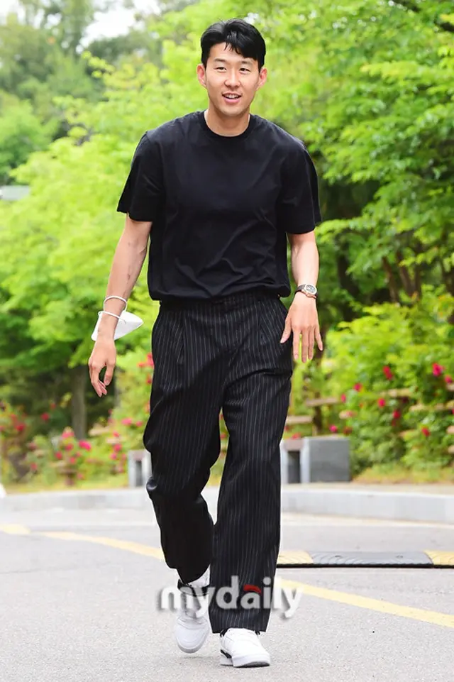 “韓国代表チーム合流”ソン・フンミン「ネイマールは世界最高、僕は世界最高のため努力中」（画像提供:wowkorea）