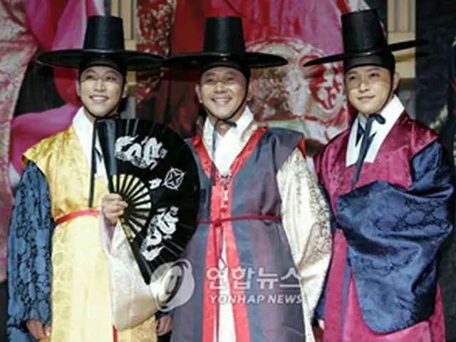 『王と私』の出演陣＝（聯合）