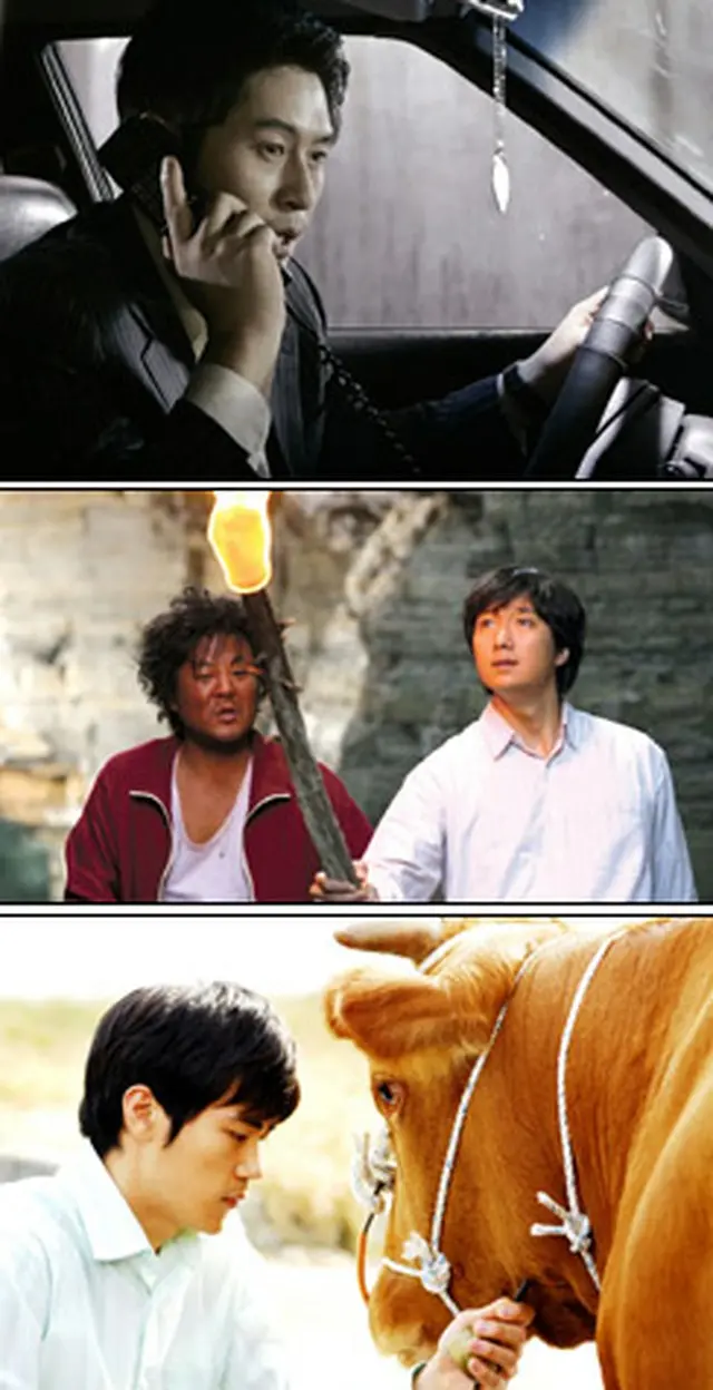 写真上より＝『あいつの声』『極楽島殺人事件』『食客』