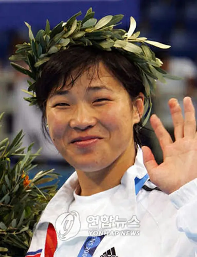 北朝鮮柔道選手のケー・スンヒ＝（聯合）