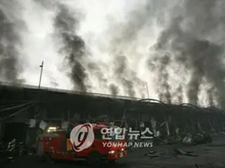 利川の冷凍倉庫火災、7人死亡・28人が安否不明