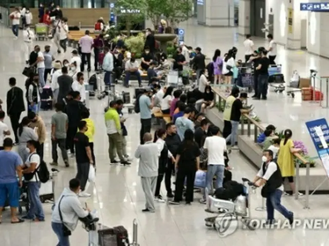 仁川国際空港の到着ロビー（資料写真）＝（聯合ニュース）