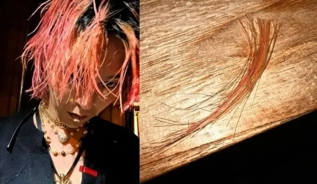 「BIGBANG」のメンバー・G-DRAGONが髪を切った写真を公開した（画像提供:wowkorea）