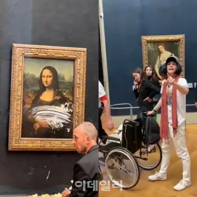 不朽の名画「モナリザ」の受難史…今回は“ケーキテロ”＝韓国報道（画像提供:wowkorea）