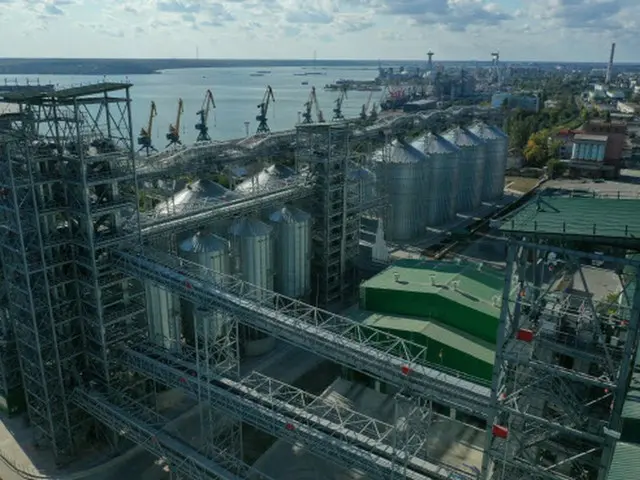 ポスコインターナショナルのウクライナ穀物ターミナル（画像提供:wowkorea）