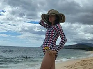 妊娠中の女優チョン・ヘビン、ハワイで水着姿の近況公開