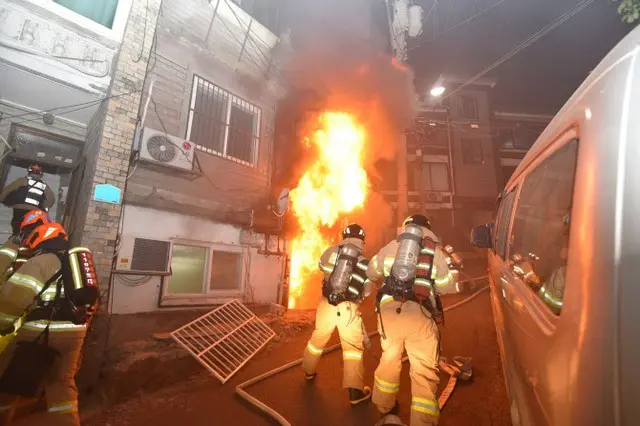 ソウル麻浦区の集合住宅で火災...人命被害はなし＝韓国（画像提供:wowkorea）