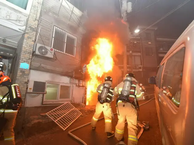 ソウル麻浦区の集合住宅で火災...人命被害はなし＝韓国（画像提供:wowkorea）