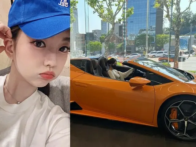 気象キャスターのカン・アラン、自分でランボルギーニ購入？（画像提供:wowkorea）