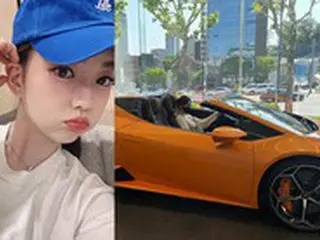 気象キャスターのカン・アラン、自分でランボルギーニ購入？