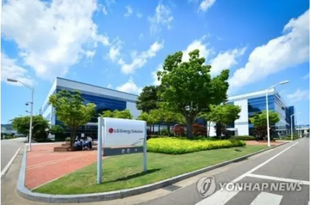 ＬＧエネルギーソリューションの梧倉工場（同社提供）＝（聯合ニュース）≪転載・転用禁止≫