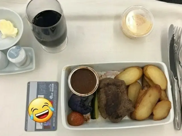 片道67万円の「ビジネスクラス」なのに…機内食写真が物議(画像提供:wowkorea)
