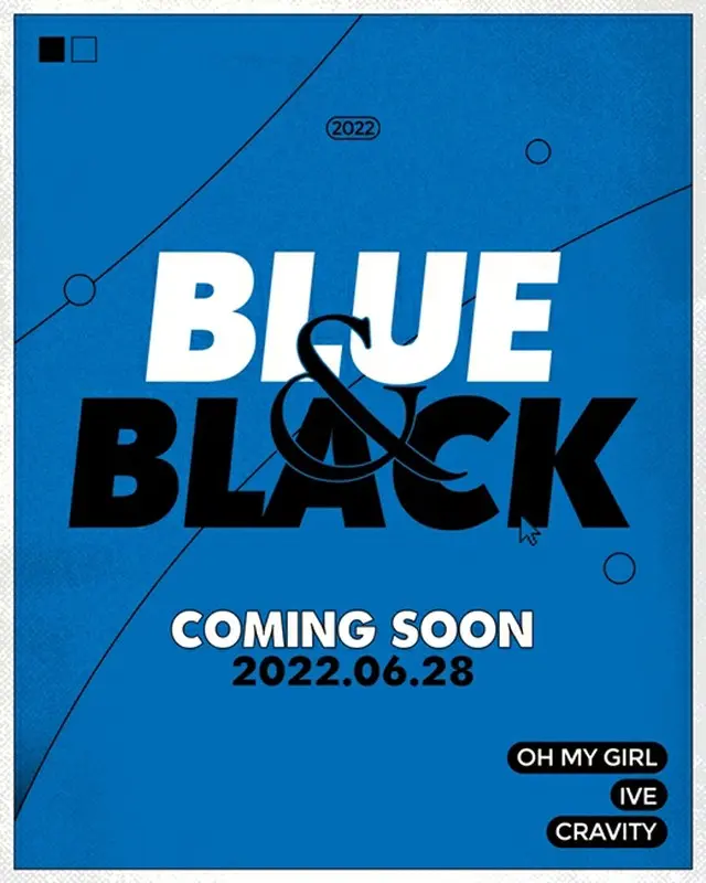 「OH MY GIRL」「IVE」「CRAVITY」、豪華コラボが実現…28日に「BLUE＆BLACK」発売（画像提供:wowkorea）