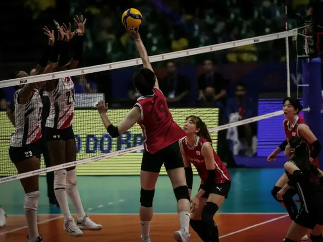 女子バレー韓国代表、ドミニカ戦もストレート負け＝FIVBバレーボール・ネーションズリーグ（画像提供:wowkorea）