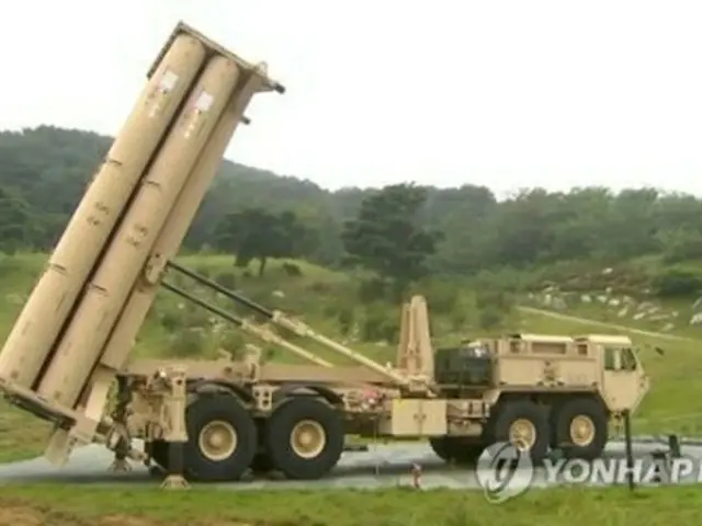 在韓米軍のＴＨＡＡＤ基地（資料写真）＝（聯合ニュースＴＶ）