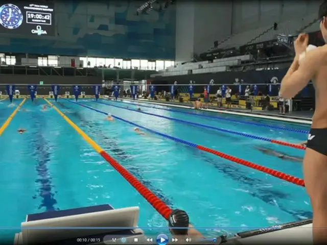 ファン・ソンウ、パク・テファン以来11年ぶりの世界水泳選手権メダルに挑戦（画像提供:wowkorea）