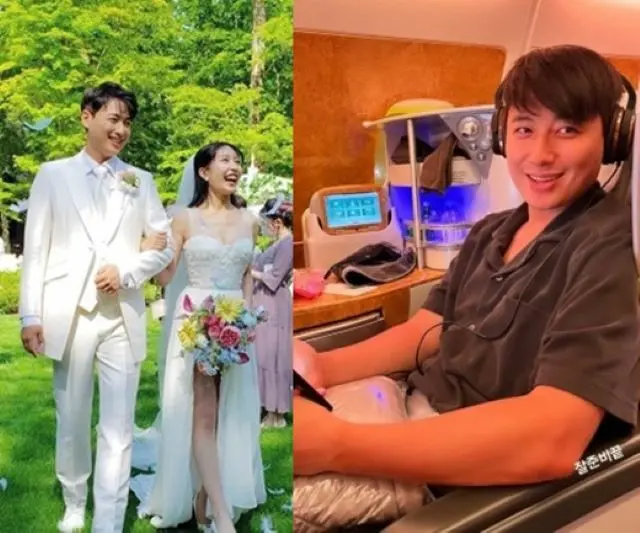 “妻アヤネさんと新婚旅行中”歌手イ・ジフン、ファーストクラス搭乗との言及に釈明「そんなことは考えにも及ばない」（画像提供:wowkorea）