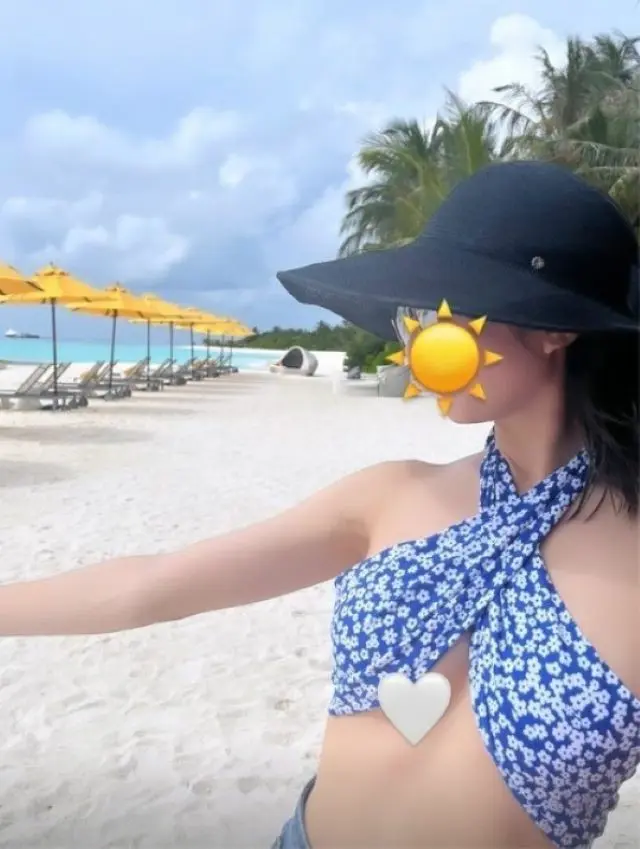 歌手イ・ジフンの妻アヤネさん、水着姿を披露…新婚旅行先のモルディブを満喫中（画像提供:wowkorea）