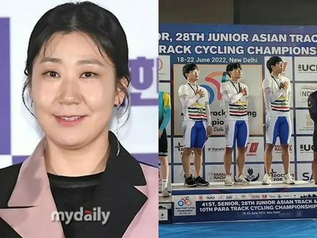 女優ラ・ミラン「息子のアジアジュニア選手権金メダルを報告」…イ・セヨンら俳優仲間のお祝い続く（画像提供:wowkorea）