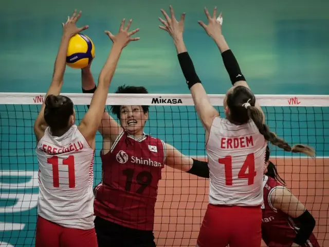 女子バレー韓国代表、トルコ相手に”セット獲得”も8連敗＝FIVBバレーボール・ネーションズリーグ（画像提供:wowkorea）