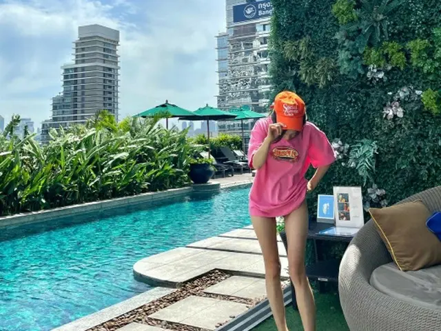お笑い芸人パク・ソングァンの妻イ・ソリ、夫もビックリ…アイドル顔負けの水着姿（画像提供:wowkorea）