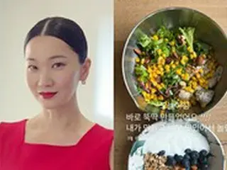 モデル兼女優チャン・ユンジュ、トップモデルはヘルシー朝食を”てきぱき準備”