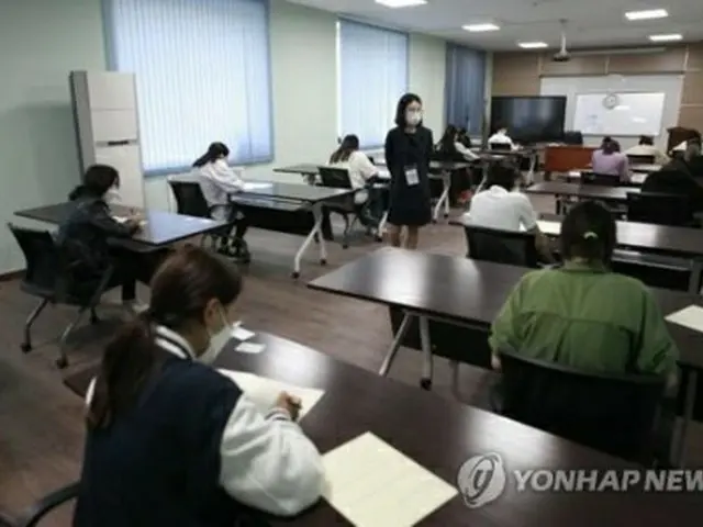カザフスタンで実施された韓国語能力試験の様子（資料写真）＝（聯合ニュース）