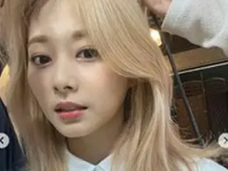 「TWICE」のツウィ、明るくブリーチしたヘアスタイルに破格の変身…さすがビジュアル担当の美貌輝く