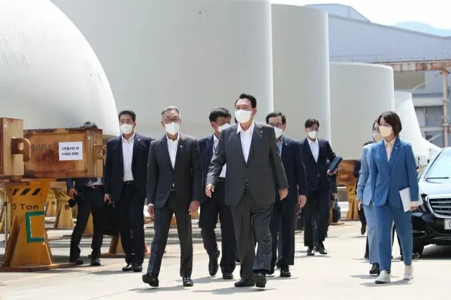 韓国の尹錫悦大統領は22日、斗山エナビリティの原子力工場を訪れた（画像提供:wowkorea）