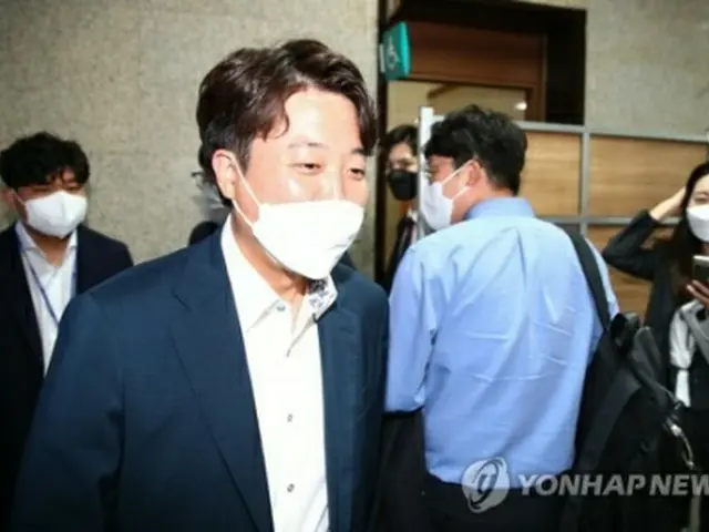 「国民の力」の李俊錫（イ・ジュンソク）代表＝22日、ソウル（聯合ニュース）