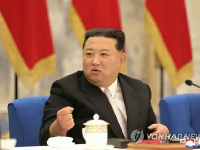 朝鮮中央通信は24日、党中央軍事委員会拡大会議が開かれ、金正恩氏が指導したと伝えた＝（朝鮮中央通信＝聯合ニュース）≪転載・転用禁止≫