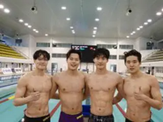 ＜世界水泳＞韓国新で決勝6位の競泳男子800Mリレー、イ・ホジュン「僕たち4人の息はぴったり」