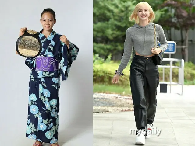 “LISA（BLACKPINK）の親戚”パヤーフォン、日本開催の女子K-1大会初代王者に！ （画像提供:wowkorea）