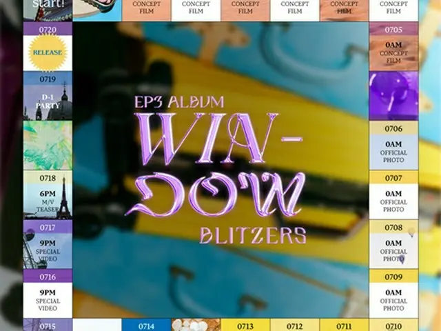 「BLITZERS」、新譜「WIN-DOW」タイムテーブル公開…カムバックに向けカウントダウン（画像提供:wowkorea）