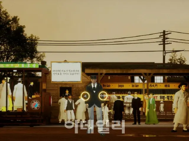ソウル歴史博物館の「開花の街、鍾路」の展示映像（画像提供:wowkorea）