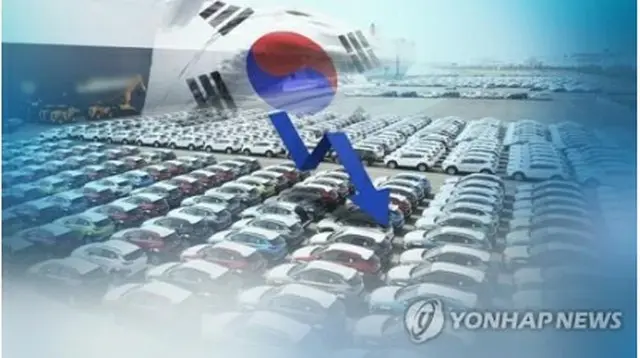 半導体不足が続き韓国完成車メーカーの６月の販売台数が減少した（コラージュ）＝（聯合ニュース）