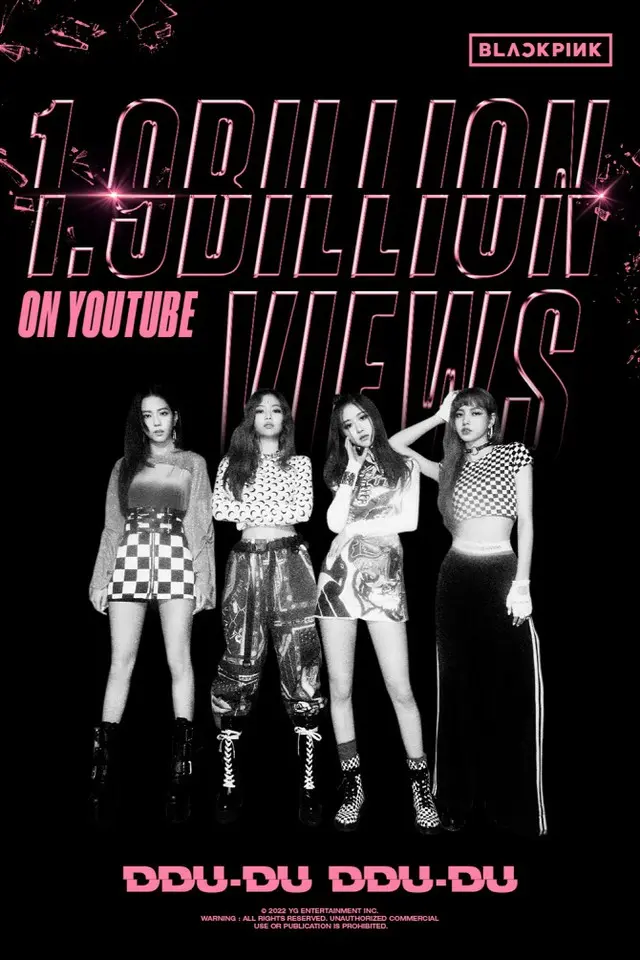 「BLACKPINK」の「DDU-DU DDU-DU」のミュージックビデオがYouTubeで再生回数19億回を突破した。（画像提供:wowkorea）
