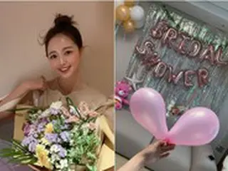 アンディ（SHINHWA）と結婚した女子アナ、”ブライダルシャワー”を公開