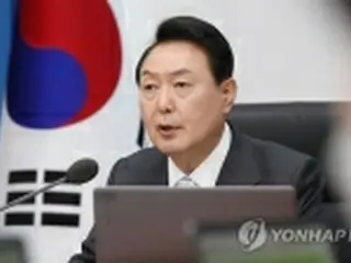 尹大統領の支持率３７%に下落　初めて４割下回る