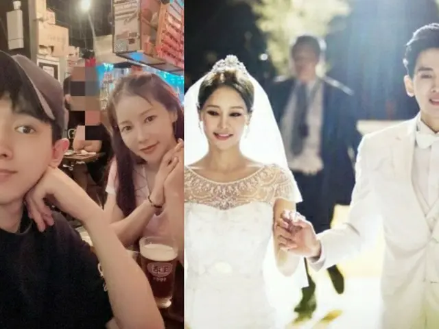 ”17歳差婚”歌手ミナ＆俳優リュ・フィリップ、結婚4周年を”チキン＆ビール”でお祝い（画像提供:wowkorea）