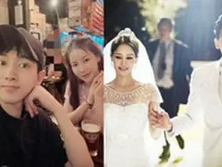 ”17歳差婚”歌手ミナ＆俳優リュ・フィリップ、結婚4周年を”チキン＆ビール”でお祝い