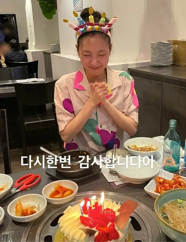 キム・ゴウンが誕生の祝福に感謝を表した（画像提供:wowkorea）