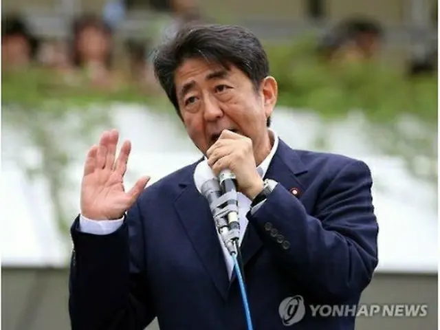 安倍元首相（資料写真）＝（聯合ニュース）
