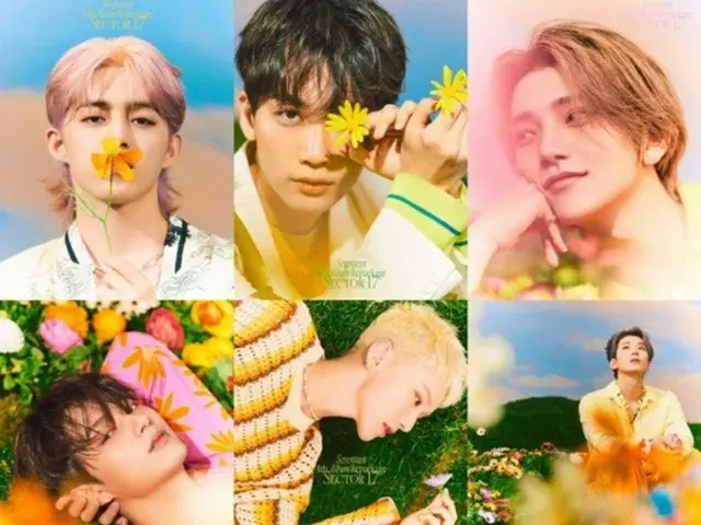 「SEVENTEEN」が4thアルバムのリパッケージ盤「SECTOR 17」のオフィシャルフォトを公開した。（画像提供:wowkorea）