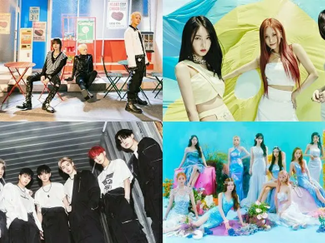 きょう（10日）放送の「SBS人気歌謡」に出演する「WINNER」、「VIVIZ」、「宇宙少女」、「ENHYEPN」。（画像提供:wowkorea）