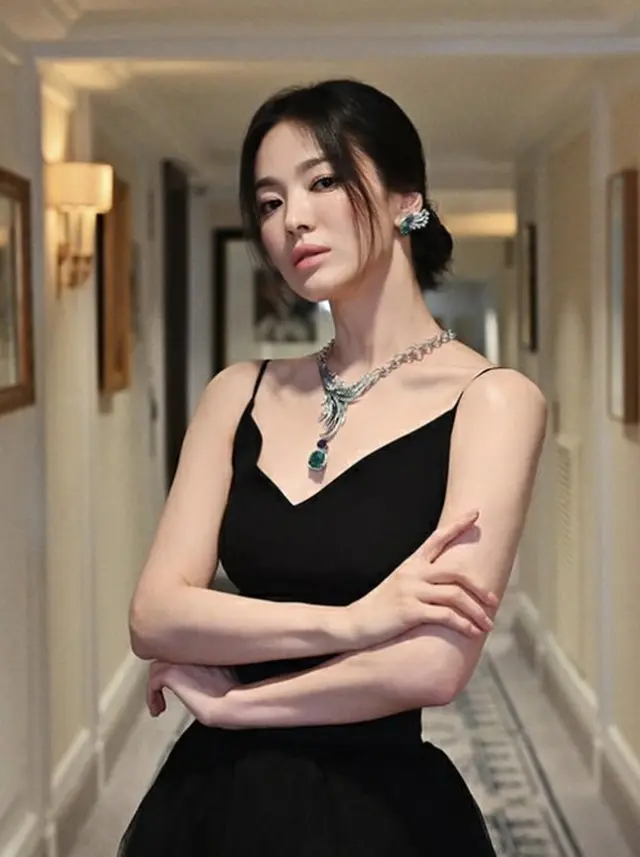 女優ソン・ヘギョ、“一千万円台のネックレス”で高級感を漂わせ…どんな姿も美しい1（画像提供:wowkorea）