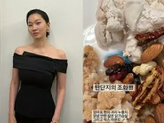 モデル兼女優チャン・ユンジュ、一食分の食事メニューを公開…さすがトップモデル